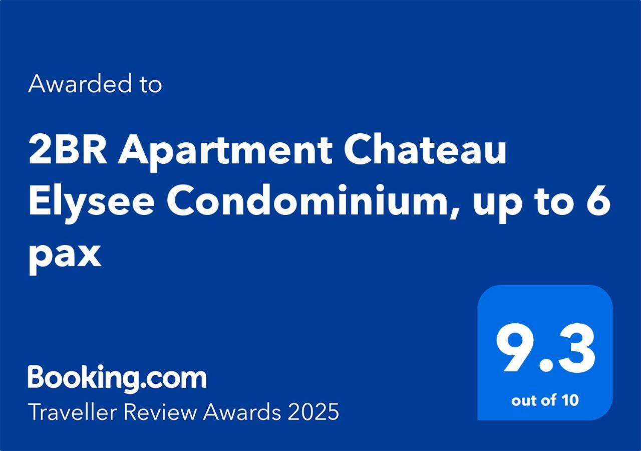 Cozy 2Br Staycation With Balcony Chateau Elysee For 4-6 Pax Paranaque City Dış mekan fotoğraf